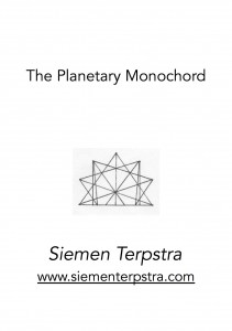Planetary Monochord titlepage